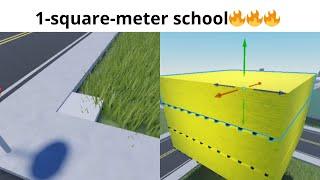 Let's redesign a 1-square-meter school!