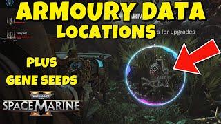 Armoury Data Skulls & Gene Seed Locations Inferno // Warhammer 40K: Space Marine 2