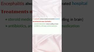 Treatment of Encephalitis, Encephalitis Treatment, Youtube Shorts, Medical Shorts