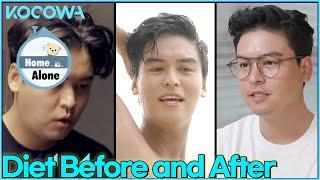 Lee Jang Woo's diet results after 100 days..Did he get Tom Hardy's body? l HomeAlone Ep442 [ENG SUB]