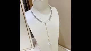 Lucia Jewelry- Grey Pearl necklace #jewelry #necklace #pearls #pearl #jewellery #pearlnecklaces