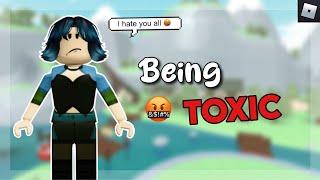 Being TOXIC in Total Roblox Drama! (did I win?)