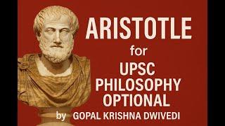 WEATERN PHILOSOPHY LECTURE - 2 (ARISTOTLE)