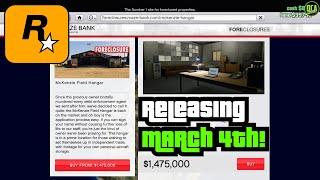 GTA 5 - DLC RELEASE DATE CONFIRMED?! - McKenzie Airfield Hangar Business | Oscar Guzman Flies Again