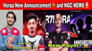 Horaa Esports Announcement  DRS T2k Showdown  Rulz on Ajay  #horaaesports #cr7horaa #mandipyt