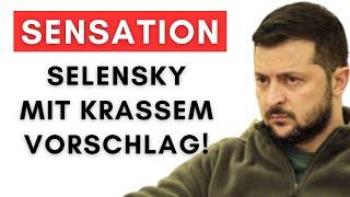 Paukenschlag: Selenskyj offiziell bereit Gebiete abzutreten! Details sind brisant!