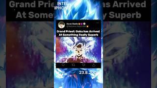 Goku Finally Achieve Master Ultra Instinct