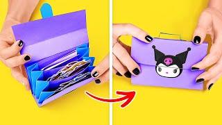 MONEDERO DE PAPEL DIY ADORABLE  IDEAS DE MANUALIDADES CON CARTÓN Y PAPEL