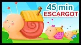 Petit escargot et 45 min de comptines à gestes et chansons pour bébés
