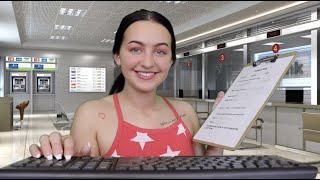 [ASMR] Opening A Bank Account RP (typing, writing, etc.)