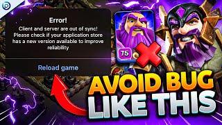 How To AVOID Clan War DISCONNECT/Bug to 3 STAR | Clash of Clans TH17 Update