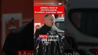 Andrzej Duda w Głuchołazach. "Dlaczego dopiero teraz?"