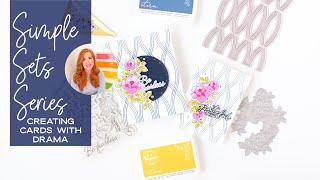 Simple Sets Series, Two Cards With A Dramatic Twist - Pinkfresh Studio Happiness Release