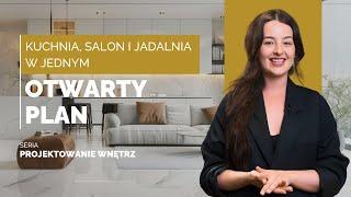 OTWARTY PLAN - KUCHNIA, SALON I JADALNIA W JEDNYM