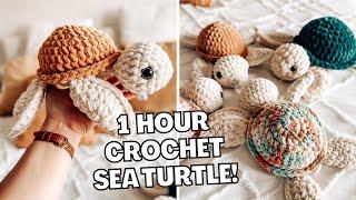 CROCHET Fred the Sea Turtle - FOLLOW ALONG VIDEO | CJ Design Blog