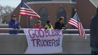 The People’s Convoy makes its way through the Texas Panhandle