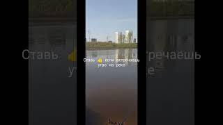 Встречаем утро на реке. Рыбалка в Тюмени. Река Тура #фидер #рыбалка #feeder #тюменьрыбалка
