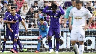 Swansea vs Man City 2-4 All Goals & Highlights