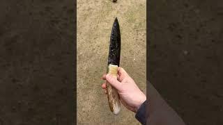 Obsidian knife! #viralvideo