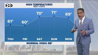 DFW Weather | Mild temperatures expected into the weekend in 14 day forecast