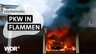 Auto brennt in Garage: Feuer droht überzugreifen | S09/E03 | Feuer & Flamme | WDR