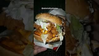 KFC Mighty Zinger Burger #kfc #food #burger #shorts #extremefoodreview