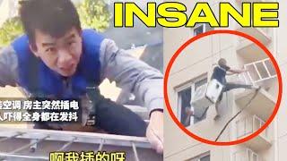 SHOCKING! The Perils of Installing Air Conditioners in China - She Forgot to Turn Off the Power!