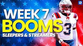 Must START 'EM Sleepers and Boom Value Plays - Week 7 Fantasy Football