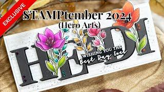 STAMPTEMBER 2024 | HERO ARTS CELEBRATE FLOWERS