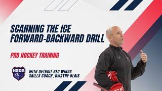 Scanning the Ice - Forward Backward Drill: PRO HOCKEY TRAINING