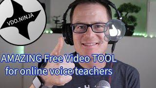 AMAZING FREE resource for online voice teaching! VDO.ninja!