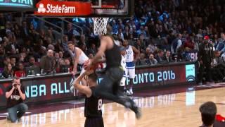 Dwyane Wade and East Bench React to Awesome Jordan Kilganon Dunk