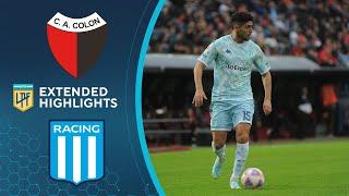 Colón vs. Racing: Extended Highlights | Argentina LPF | CBS Sports Golazo - South America