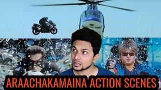 ARAACHAKAMAINA ACTION SCENES ROAST | FUNNIEST ACTION SCENES | TELUGU ROAST VIDEO