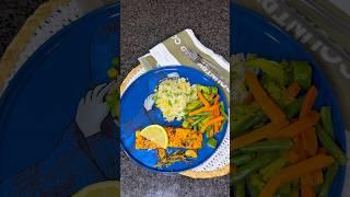 Salmon and Savory Rice for Him! ️ #trending #viralvideo
