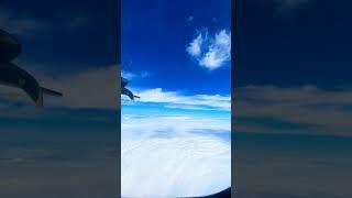 Amazing View #aeroplane #flight #badal #clouds #view