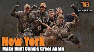 New York Bowhunting - Big BUCK Down in MINUTES of the Hunt!