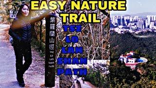 TSZ LO LAN SHAN PATH HIKE is a super easy trail from NAI CHUNG Reservoir to TAI TAM Reservoir