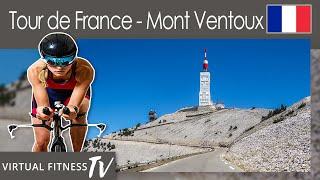 Virtual Bike Ride Tour de France  - Mont Ventoux - Virtual Indoor Cycle Training 2020