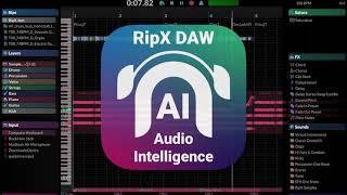 RipX DAW. AI: Audio Intelligence