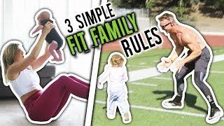 How To Stay Active As New Parents (3 SIMPLE FIT FAMILY RULES) | LiveLeanTV