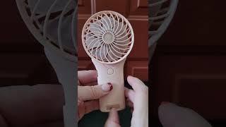 Get Ready to STAY COOL with This 4 Speed Rechargeable Fan