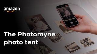 The Photomyne photo tent