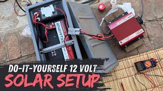 Do-It-Yourself 12V Solar Powered Camping Fridge Setup (DIY Hack!)