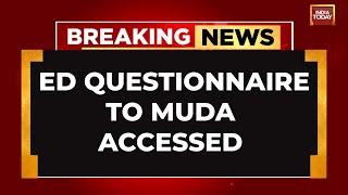 BREAKING NEWS: MUDA Land Scam Big Exclusive | ED Questionnaire To MUDA Accessed