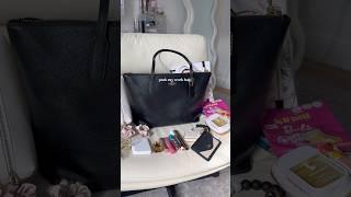 Pack my work bag with me  #asmr #workbag #totebag #whatsinmybag #coachbag #purse #purseessentials