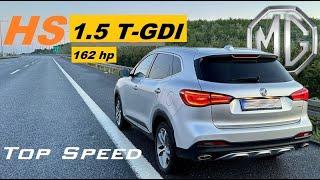 MG HS (2022) 1.5 T-GDI (162 hp) Acceleration & Top Speed