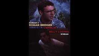 Roman Bridger VS Billy Loomis #capcut #edit #1v1 #scream #ghostface #shorts