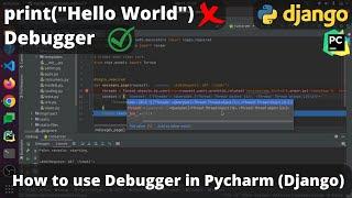 How to use Debugger with Django in Pycharm || The Codrammers