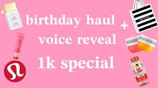 PREPPY BIRTHDAY HAUL  + VOICE REVEAL | 1K SPEICIAL | ️️ | sorry for this being so late! |